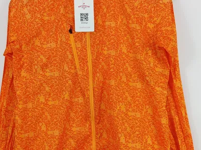 Asics Damen Trainingsjacke Laufjacke Orange Gr. S Sport Polyester