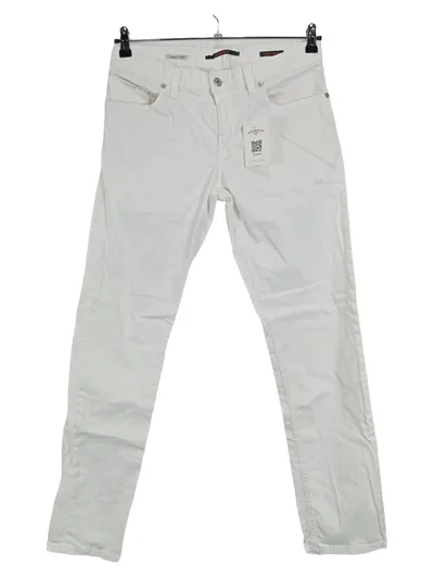 ALBERTO Herren Jeans Regular Fit Weiß Größe 30 Luxury T400