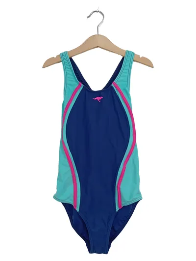 KangaROOS Badeanzug Mädchen Gr. 134-140 Sportlich Mehrfarbig Schwimmanzug