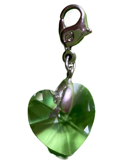 Swarovski Halskette Anhänger Herz Grün Damen Elegant Kristall