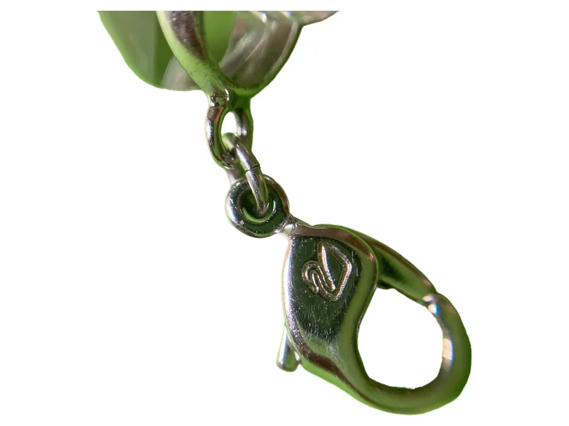 Swarovski Halskette Anhänger Herz Grün Damen Elegant Kristall 2