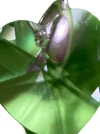 Swarovski Halskette Anhänger Herz Grün Damen Elegant Kristall 4