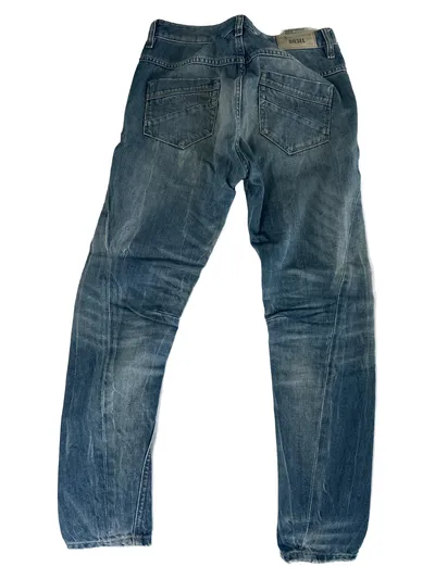 Diesel Damen Wide Fit Jeans Blau W29/38 L26 Baumwolle Casual