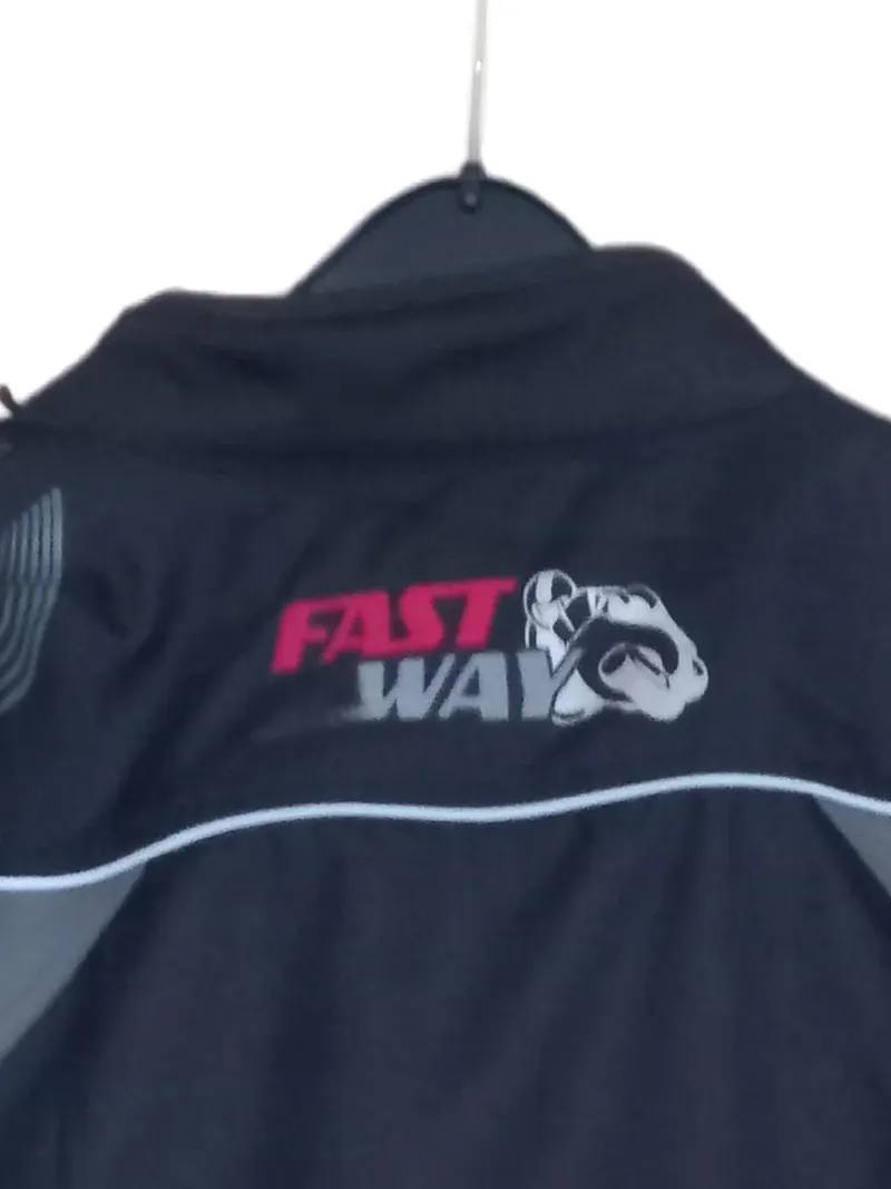 Fastway Motorradjacke Herren Schwarz Gr. 54/XXL Sportlich 6