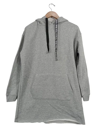 Fresh Damen Kapuzenpullover Hoodie Grau Casual Gr. 38/M