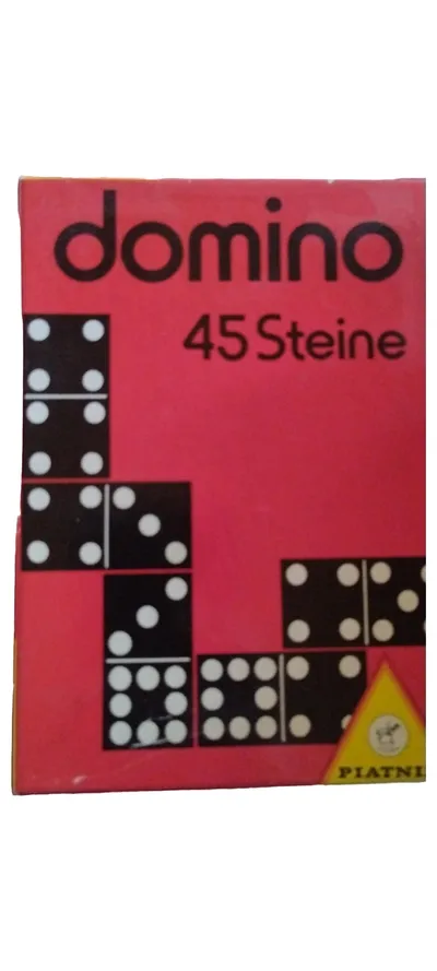 Piatnik Domino Spiel 45 Steine Familienspiel Gesellschaftsspiel