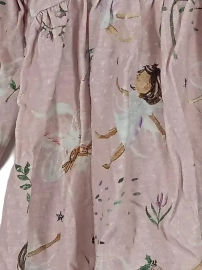 Next Mädchen Kleid Freizeitkleid Tiermotive Rosa Gr. 116 Wolle