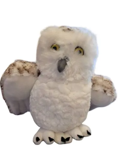 Wild Republic Schneeeule Kuscheltier Plüschtier Natur 27cm Weiß