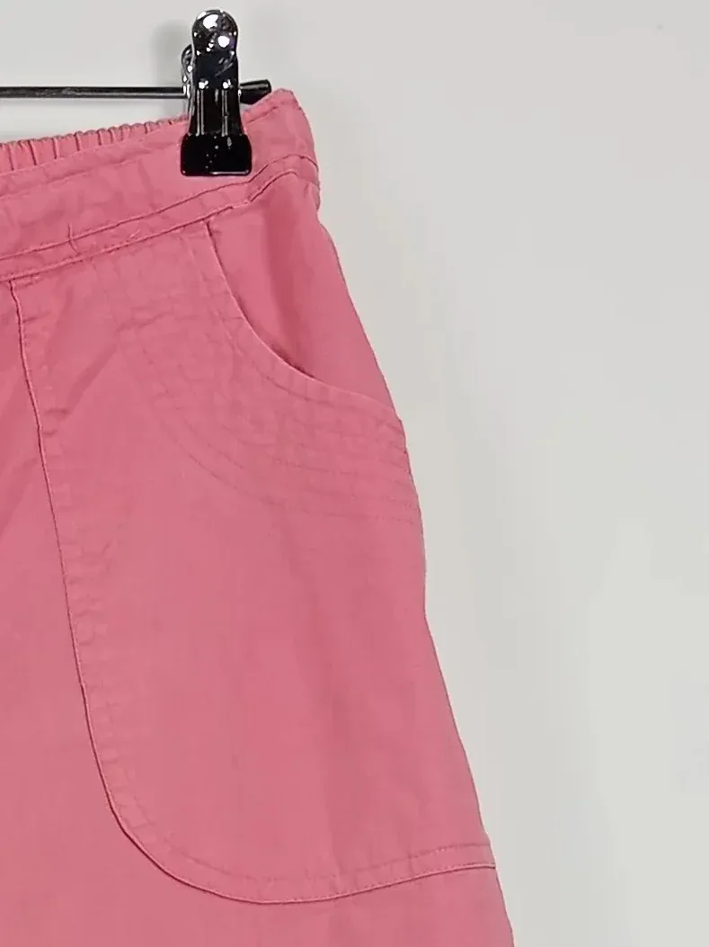 BHS Damen Caprihose Pink Gr. 44 Casual Baumwolle Sommerhose 7