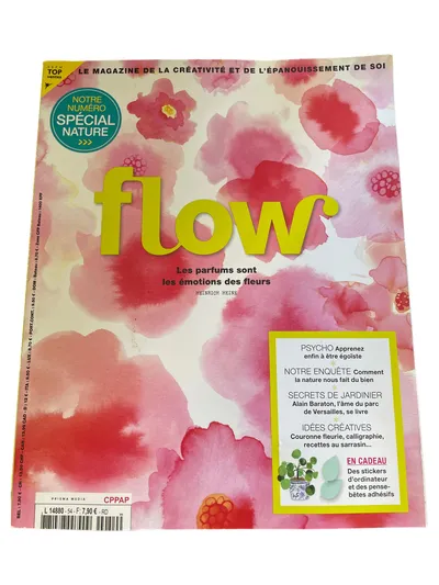 Flow Special Nature Zeitschrift Natur Blumen Garten DIY Kreativität Sticker