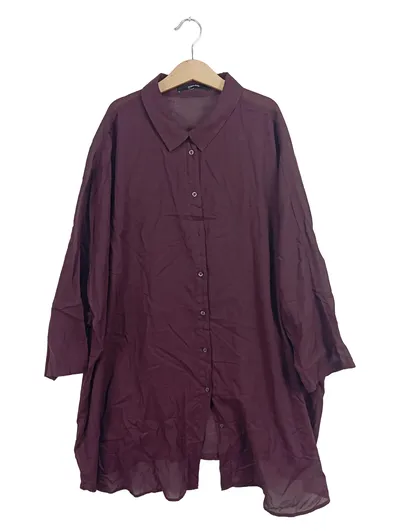 someday. Damen Freizeithemd Rot Gr. 42/XL Casual