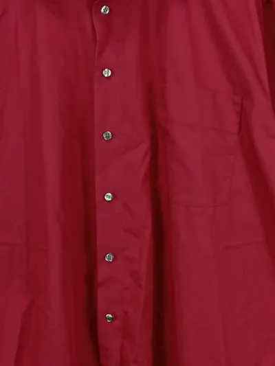 Marvelis Business Hemd Herren Rot Gr. 48 Langarm Bügelfrei Baumwolle