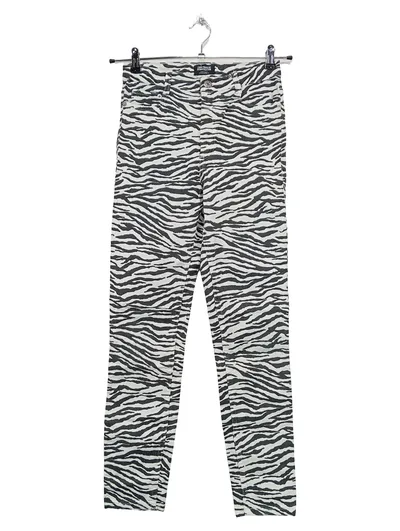 Zara Trafaluc Damen Jeans Tapered Fit Animal Print Mehrfarbig Gr. 36 S