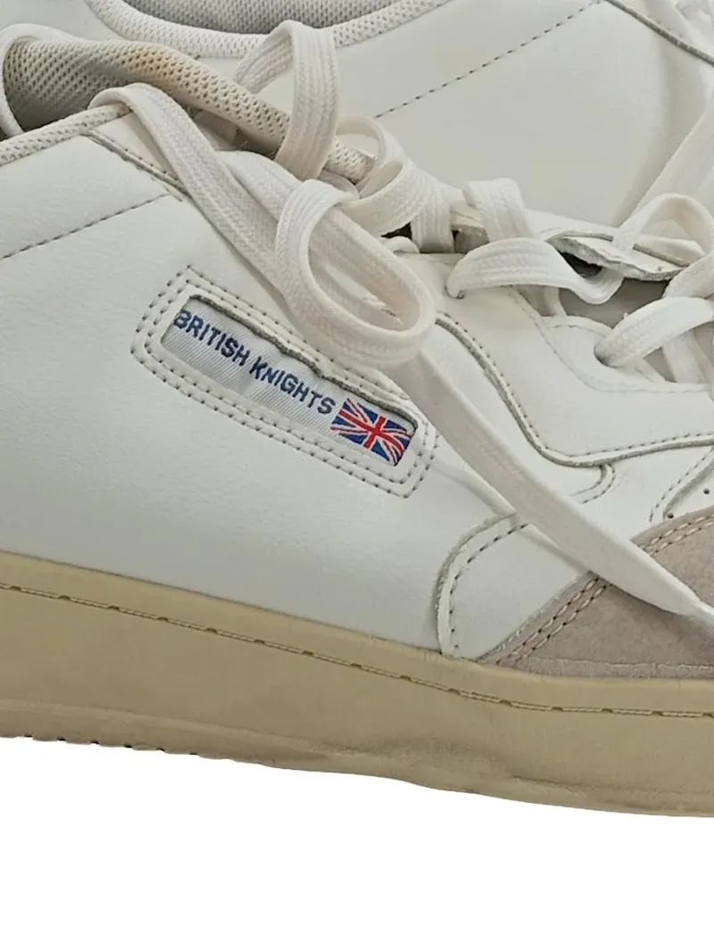 British Knights Herren Sneaker low Gr. 45 Weiß Casual Sportschuhe 3
