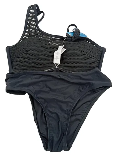 Cupshe Damen Bikini Set Schwarz Gr. S Modern Bademode Zweiteiler