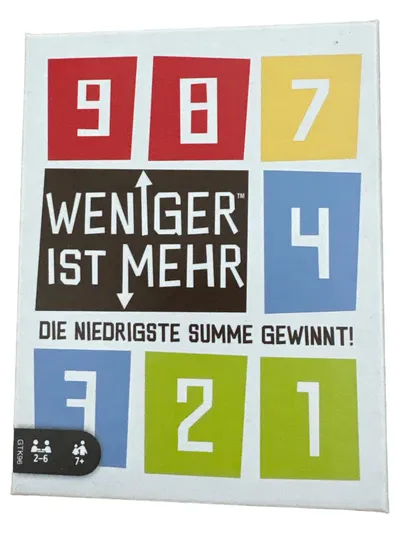 Mattel Kartenspiel Weniger ist mehr - Die niedrigste Summe gewinnt! ab 7 Jahre