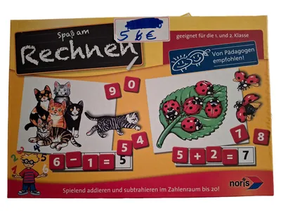Noris Spaß am Rechnen Lernspiel Mathematik Katze Kinder ab 6 Jahre Mehrfarbig