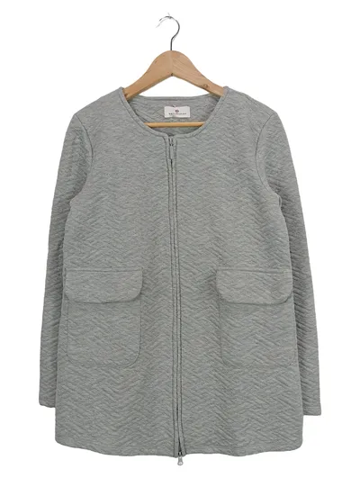 Bellybutton Damen Steppjacke Gr. 40/L Grau Casual Reißverschluss