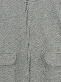 Bellybutton Damen Steppjacke Gr. 40/L Grau Casual Reißverschluss 2