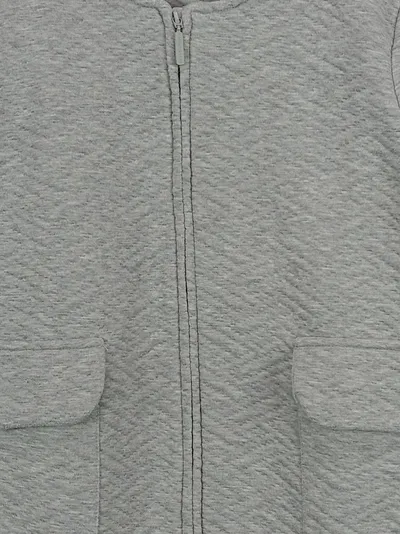 Bellybutton Damen Steppjacke Gr. 40/L Grau Casual Reißverschluss