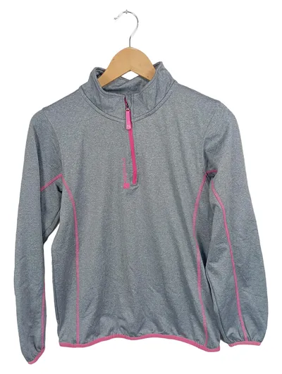NORTHVILLE Kinder Fleecejacke Gr. 164 Grau Sportlich Outdoor Reißverschluss