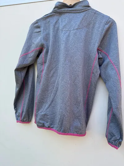 NORTHVILLE Kinder Fleecejacke Gr. 164 Grau Sportlich Outdoor Reißverschluss