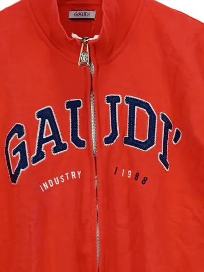 GAUDI Herren Sweatjacke Orange XL Baumwolle Casual Reißverschluss