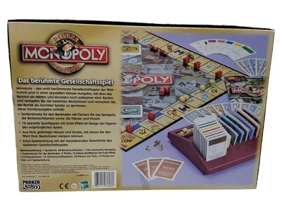 Monopoly Deluxe Edition Das berühmte Gesellschaftsspiel Parker Brettspiel