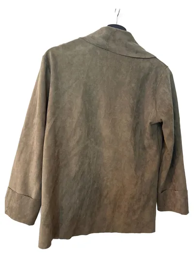 COSTES Damen Leichte Jacke Oliv 3/4 Arm Freizeit Gr. 36 S Frühjahr Sommer