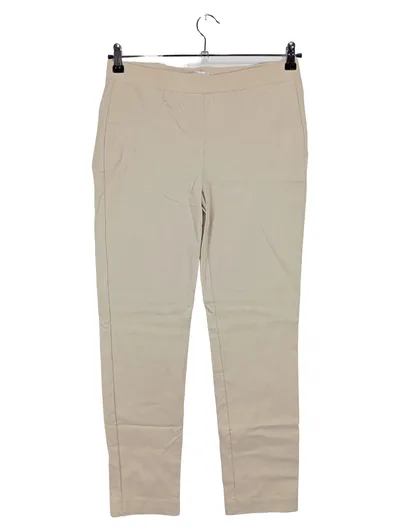 Helena Vera Damen Stoffhose Beige Casual Gr. W29/38/M Polyamid