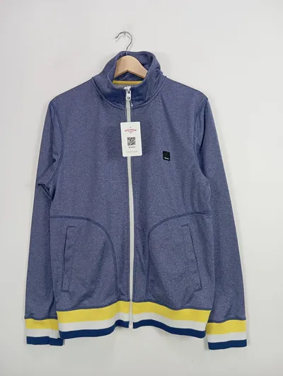 Bench Herren Trainingsjacke Gr. 48/M Blau Sportlich Polyester