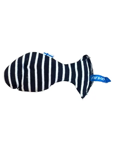 Finkid Baby Kuscheltier Fisch gestreift mehrfarbig Stofftier 18cm