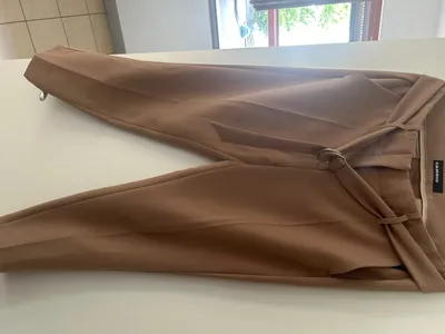 CAMBIO Damen Anzughose Business Beige Gr. 36 Polyester