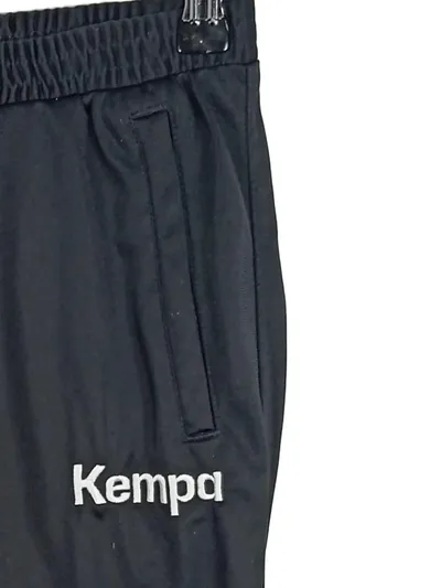 Kempa Kinder Jogginghose Sport Polyester Logo Print Schwarz Gr. 128