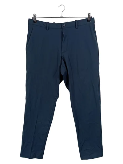 UNIQLO Herren Stoffhose Blau W33/L32 Stretch Casual Hose Gr. 50