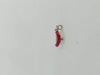 Thomas Sabo Charm Club Anhänger Rot Silber Damen 2cm x 1.5cm 3