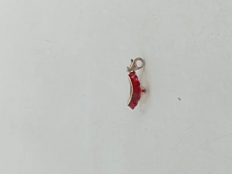 Thomas Sabo Charm Club Anhänger Rot Silber Damen 2cm x 1.5cm 3