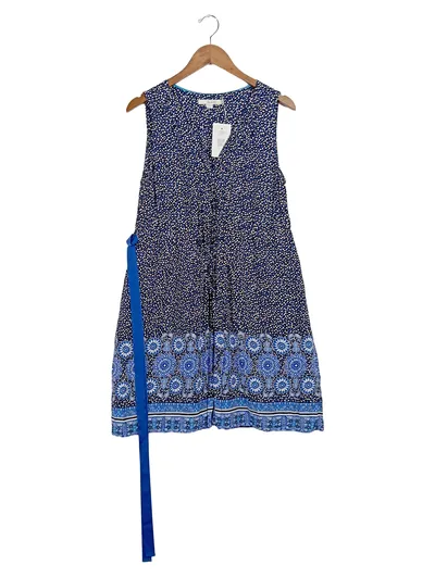 Boden Damen Freizeitkleid Gr. 40 Blumenmuster Mehrfarbig Casual Viskose