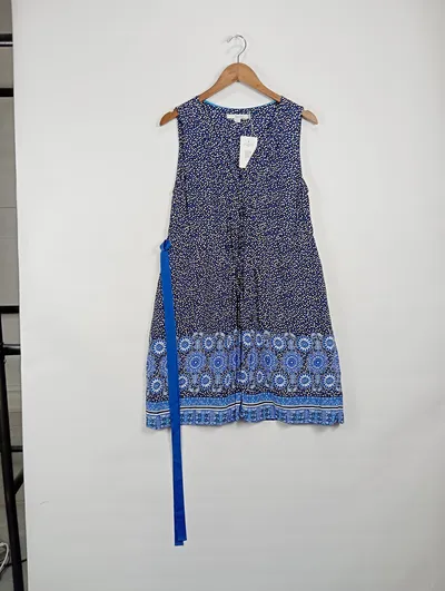 Boden Damen Freizeitkleid Gr. 40 Blumenmuster Mehrfarbig Casual Viskose