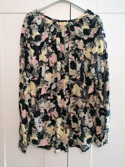 Q/S designed by Damen Bluse Gr. 44 Mehrfarbig Abstrakt Modern Viskose