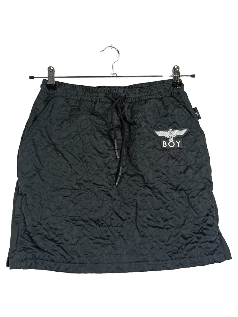 BOY London Damen Jogginghose S Schwarz Sportlich Gesteppt Logo 1