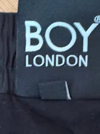 BOY London Damen Jogginghose S Schwarz Sportlich Gesteppt Logo 4