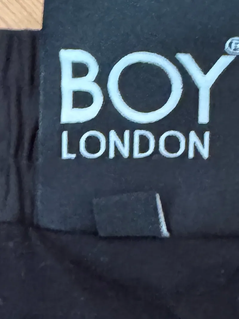 BOY London Damen Jogginghose S Schwarz Sportlich Gesteppt Logo 4