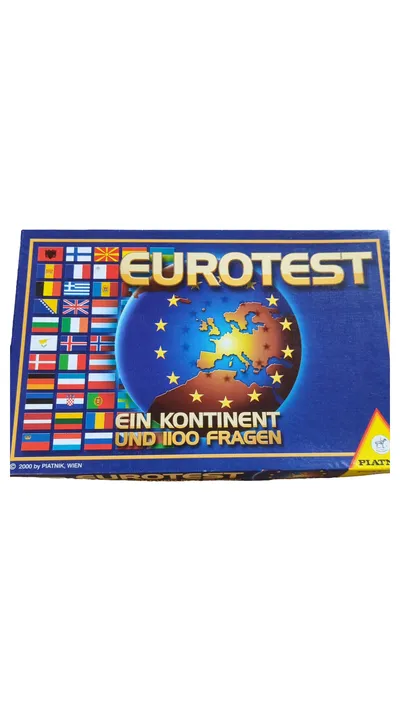 Piatnik EUROTEST Quizspiel Europa Wissen Geografie 1100 Fragen