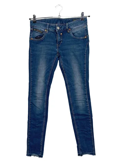 Herrlicher Jeans Damen W26/34/XS Blau Regular Fit Casual
