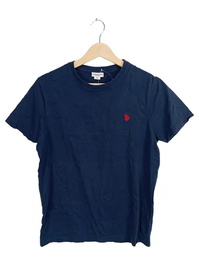 U.S. Polo Assn. Herren T-Shirt Blau Gr. 48/M Casual