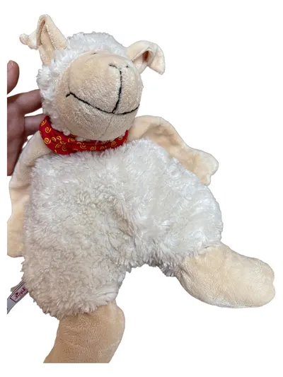 sigikid Schaf Baby Kuscheltier Uni Weiß 35cm Stofftier Plüschtier