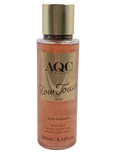 AQC Fragrances Glow Touch Gold Body Mist Shimmer Damen 250ml