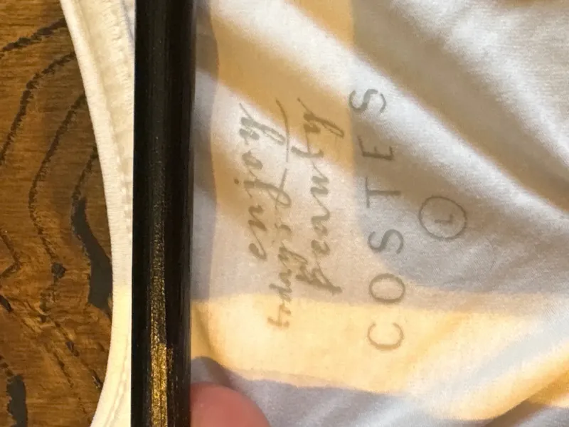 COSTES Damen T-Shirt Basic Weiß Gr. 40/L Baumwolle Kurzarm 3