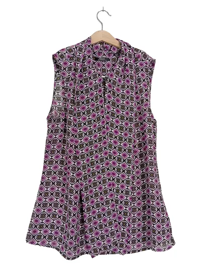 MEXX Damen Bluse Gr. 44/XXL Mehrfarbig Modern Grafisches Muster